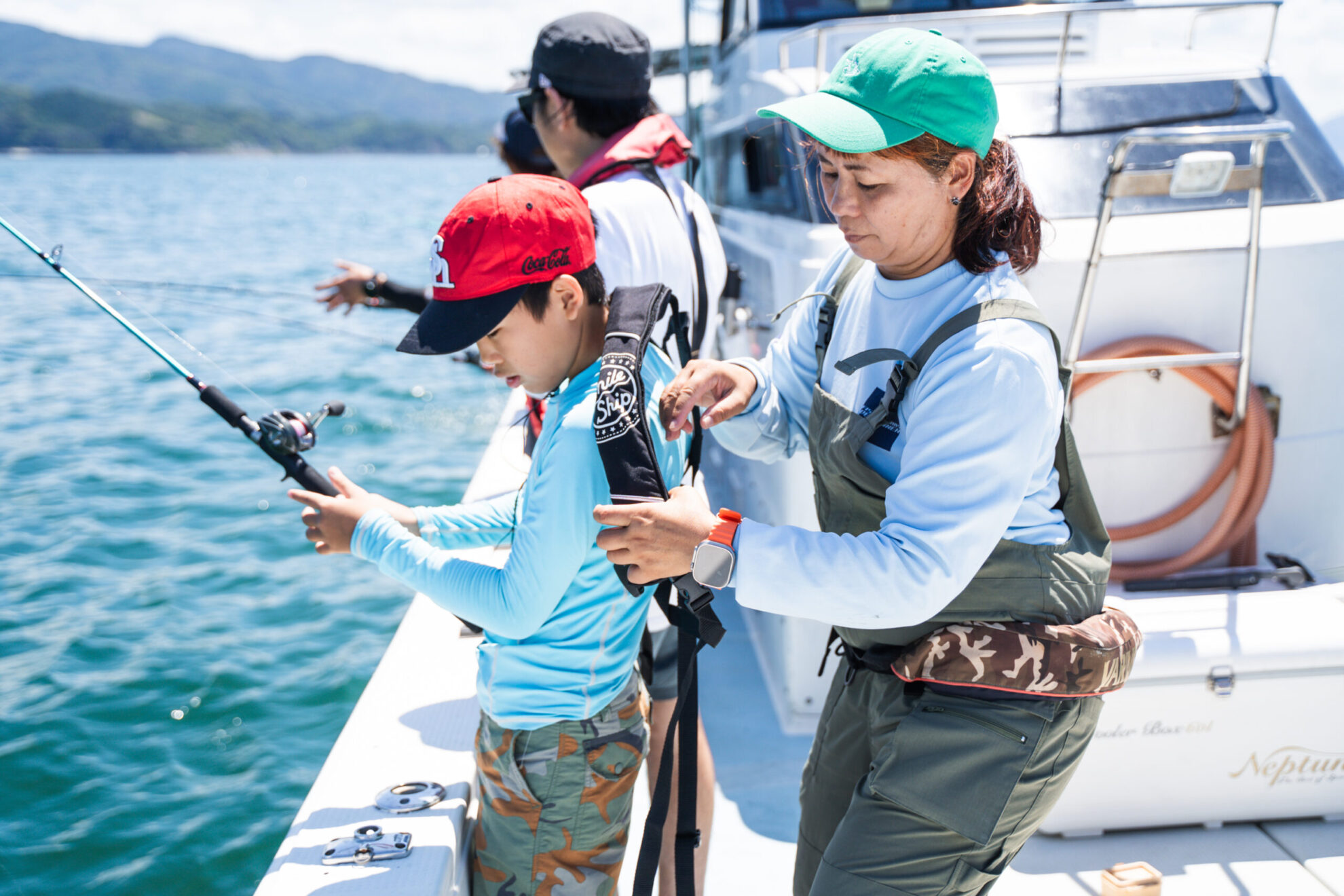 天草で子どもと船釣り体験